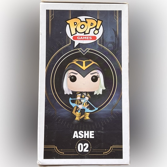 Funko POP Games League of Legends Ashe #02 Vinyl Figure Vaulted In Box - Picture 2 of 8